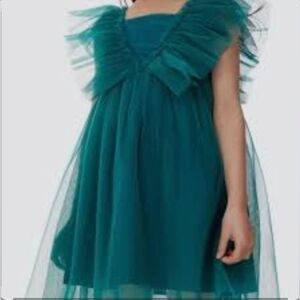 H&M Turquoise Ruffle Kids Dress